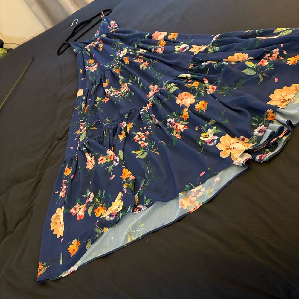 Yumi Kim Darling Tiered Maxi Dress Symphony Navy Color-XS - Picture 7 of 16